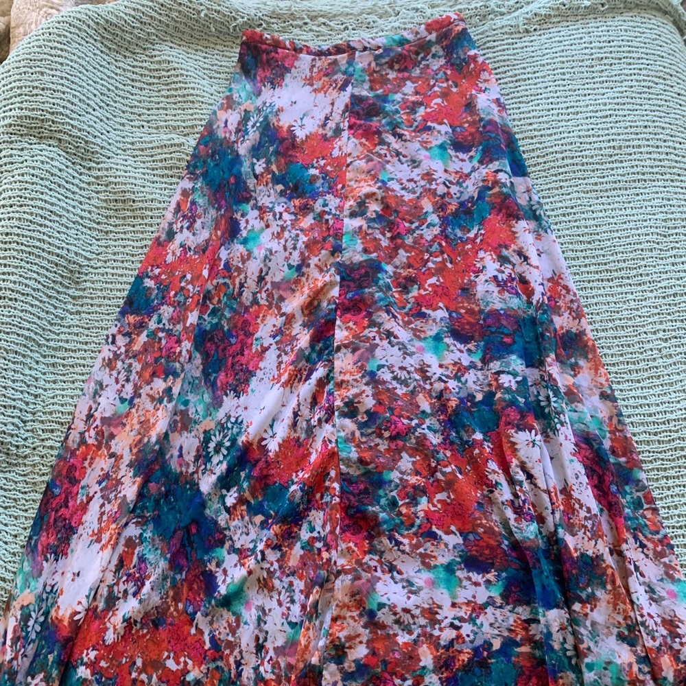 Multicolored maxi skirt